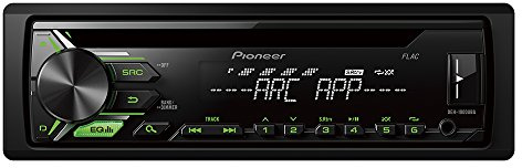 Pioneer DEH-1900UBG Einstiegs CD-Tuner mit USB und Front AUX-In schwarz