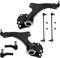6-teiliger Querlenker Satz Vorderachse für Ford Galaxy Mondeo IV + Stufenheck + Turnier S-Max für VolvoS60 II S80 II AS V70 III BW