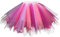 Karnevalskostüme Damen Korallen Fuchsia Tüllrock Rock Tütü(MEHRWEG)