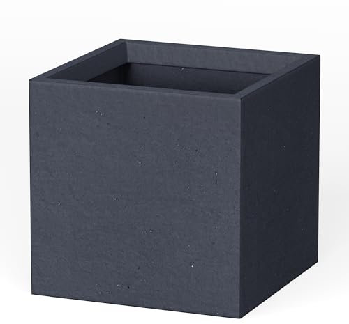 Kante Jardinière en béton, Anthracite, 30,5 x 30,5 x 30,5 cm