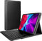 TECHGEAR Keyboard Case for Apple iPad Pro 12.9 6th / 5th / 4th Generation (2022/2021/2020) [Strike Folio] PU Leather Case with Detachable Bluetooth UK QWERTY Keyboard & Stand (Black)