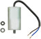Spares2go - Condensador universal para campana extractora de motor con cable de 19 cm (6uF, 6MFD, 450 VAC)
