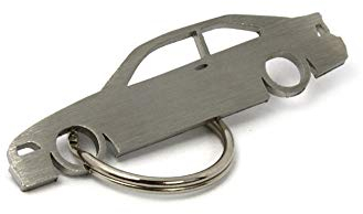 Streetculture E36 Coupe 3´er - CarShape Schlüsselanhänger aus Edelstahl - Auto KFZ Tuning M3 Keychain - Typ e36 Teile Tuning Auto KFZ Fahrzeug Limousine Limo Touring Cabrio Coupe