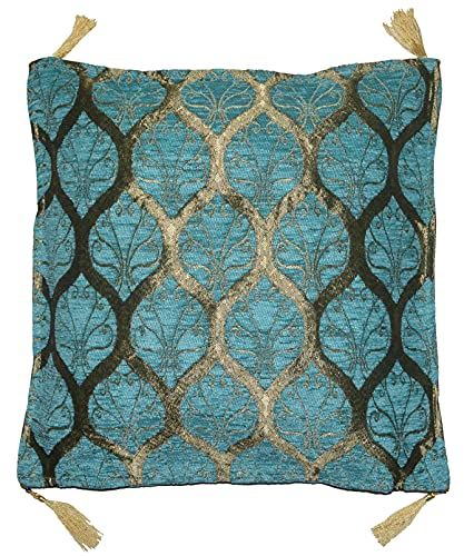 Deko-Kissenbezüge Kissenhülle Orientalische DekoKissen Deko Bezug Kissen 43x43cm (Türkis)