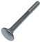 AERZETIX - C48988 - Lot de 100 boulons de carrosserie/charrue à tête ronde à collet carré- M6x60mm - en acier zingué - DIN 603
