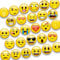 Laywvco 28Pcs Emoji Refrigerator Magnets Fridge Magnets for Locker Whiteboard Decorative Magnets - Cute Funny Magnets for School Home Kitchen Office Gift for Teacher Family and Friend