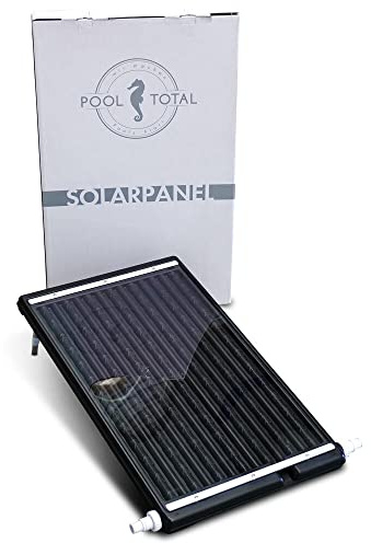 Sonnenkollektor Poolheizung Solar 111,5 x 66 cm bis 10 m³ Solarheizung Durchflussmenge 10000 Liter pro Stunde 38 mm Anschluss Warmwasser Gartendusche Pool Solarkollektor