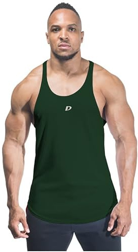DECISIVE FITNESS Slim Fit Gym Stringer Vest For Men Breathable and Quick Dry Sportswear Bodybuilding premium Tank Top for Workout Weight Lifting Running Muscle Athletic Top Plain