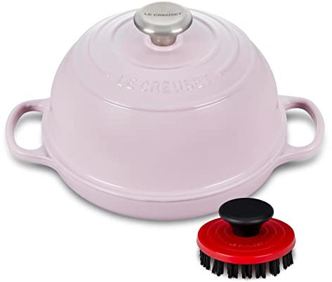 Le Creuset 9 1/2 in. Bread Oven Bundle with Cleaning Brush - Shallot