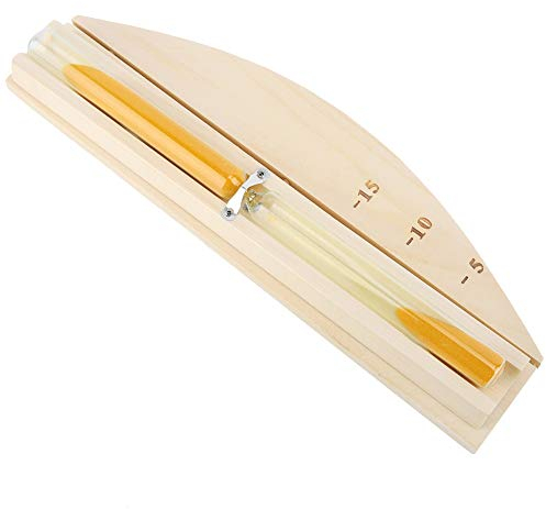 Sauna-Sanduhr, 15-Minuten-Sauna-Timer, Saunauhr, Sanduhr, Sanduhr, Luxus, Holz, Glas, Sanduhr Für Sauna, SPA, Zimmer, Heimdekoration