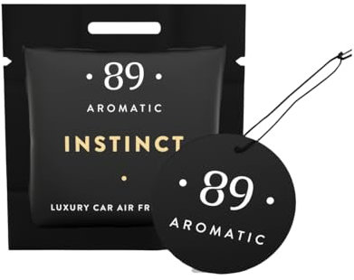 Aromatic • 89 • Luxus-Papier-Lufterfrischer 5er-Pack - Eukalyptusduft, Hängende Duftkarten, Duftbaum für Auto und Haus, Geruchsentferner, bis zu 20 Tage frischer Premium-Duft