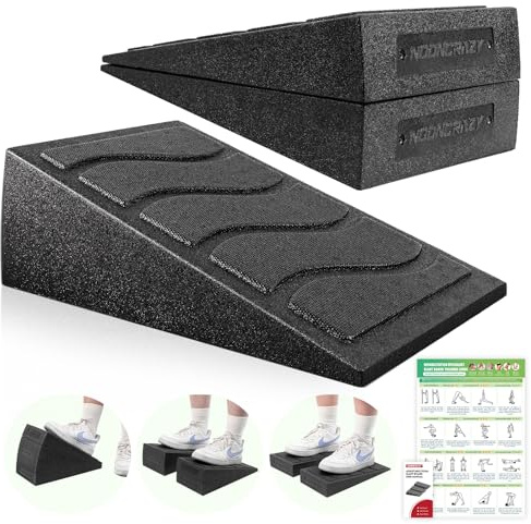 Slant Board for Calf Stretching, 5 Adjustable Angles Incline Board for Squat Wedge, 480 lbs Weight Capacity Calf Stretch Yoga Foam Wedge for Exercise, Squat, Ankle Mobility & Physical Therapy