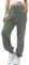 Missufe Jogginghose Cinch Bottom Sweatpants Freizeithose Damen Trainingshose Lang mit Taschen Hohe Taille Sporthose (Grau Grün, groß)