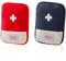 EIHI Botiquín de Primeros Auxilios,2 Piezas mini botiquin,Bolsa de Medicina Portátil,Mini Kit Primeros Auxilios Viaje para Emergencia en Hogar Oficina Viajes(azul, rojo)