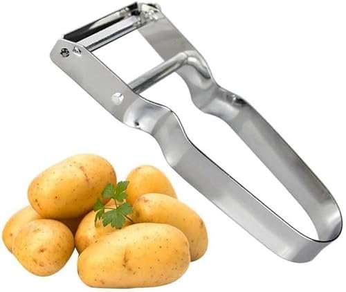 UHCPVHQQQ For kitchen Steel Potatoes Carrots Turnips Peeler Rex With Slip Proof Handle Steel Peel Fruit peeler Peeler