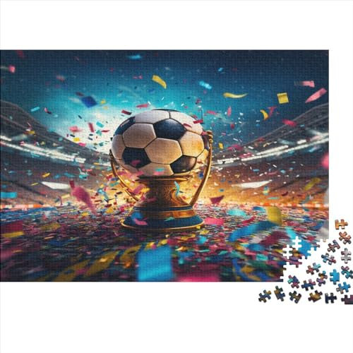 VFKLZCNYR Football Jigsaw Puzzle 1000pcs (75x50cm) 1000 Piece Jigsaw Puzzle for Adults