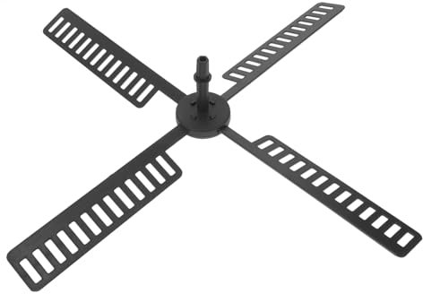 CAXUSD Garden Patio Accessory Solar Windmill Parts Replacement Sails Plastic Windmill Leaves Yard Supplies