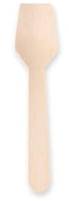 1000 Stück NATUREStar Bio Eislöffel | Holz, FSC® 100%, L: 9,6cm, natur, Karton, Eislöffel aus Holz, Einweglöffel, Dessertlöffel