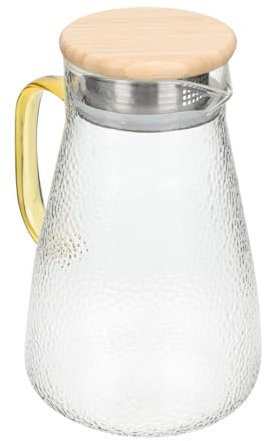 Ciieeo Wasserkessel Aus Glas Für Kaltes Wasser Geeignet Für Zuhause Und Büro Leicht Und Kompakt Für Kalte Getränke Wie Bier Eistee Milch Und Mehr