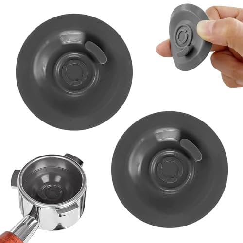 Espresso Backflush Cleaning Disc, 2pcs Backflush Disk Coffee Machine Handle Cleaning Pad for Most Espresso Machines Compatible