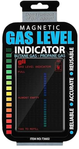 NEWLIMITEDSHOP Reusable Magnetic Gas Level Indicator for Butane, Propane, LPG Fuel Tanks - Accurate and Reliable Measuring Device