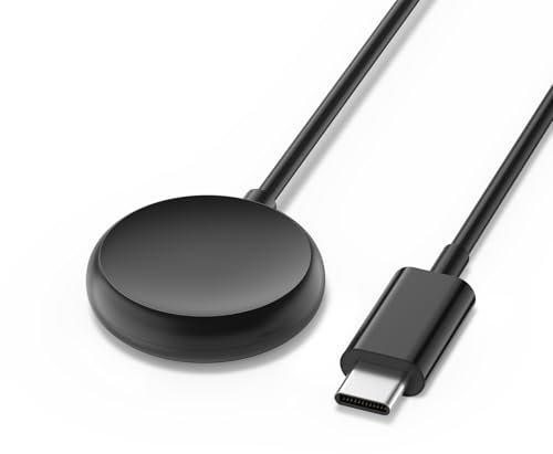 Vancle Charger Cable for Google Pixel Watch 1 Charger, 100cm Replacement USB C Charging Cradle Dock Stand Cable for Google Pixel Watch 2022 Not for watch 2/3 (Black)