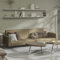 Homgoday Schlafsofa 2-Sitzer Klappsofa Bettcouch Loungesofa Bettsofa Sitzsofa Sofa Couch Gästesofa Sitzmöbel für Wohnzimmer Büro Cappuccino-Braun Kunstleder