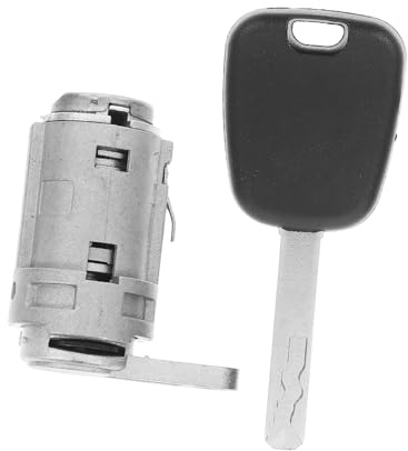 Cabilock Auto Türschloss Zylinderschloss Links Ohne Rillen Mit Schlüssel Für Fahrzeug Wartung Ersatz Lock Core Einfache Montage Sicherheitsschutz