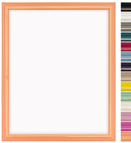 DÖRR Bilderrahmen Boho 30x40 Peach, Holz, für Fotos, Poster, Urkunden | Bildformat 30x40 cm, bruchsicheres Acrylglas, Vintage, Hoch- & Querformat, Shabby Chic, Holzrahmen, Landhaus, Wechselrahmen