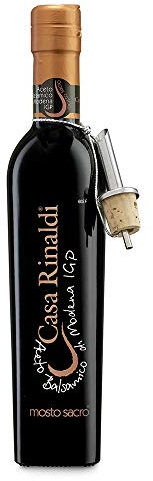 Casa Rinaldi - Aceto Balsamico di Modena IGP, Mosto Sacro, Gusto Vellutato, Dolce e Leggermente Acido, Densità di 1.30, Bottiglia da 250 ml