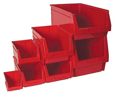 Tayg 253102 - Gaveta apilable nº 53, Rojo, 336 x 160 x 130 mm