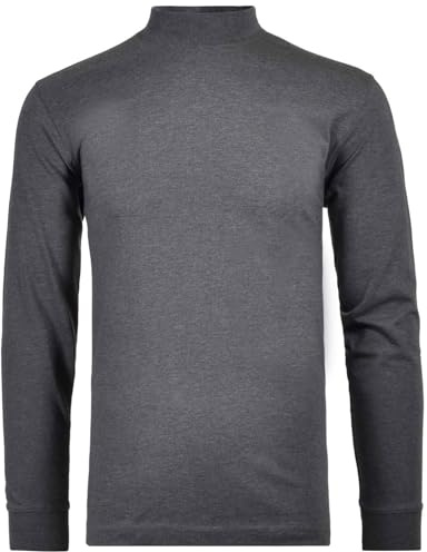 RAGMAN Herren Stehkragenshirt Langarm