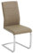 NOVEL Schwingstuhl, Silber, 44x100x64 cm, Metall, Textil