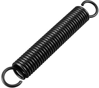sourcingmap Extension Spring - 2.5mm Wire Dia , 18mm OD , 125mm Free Length Spring Steel Small Dual Hook Tension Spring