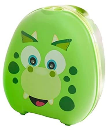 My Carry Potty - Pot de Voyage Dinosaure, Meilleur Siège de Toilette Portable pour les Tout-Petits et les Enfants à Emporter Partout