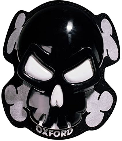 Oxford Skull Deslizadores de Rodilla (Black,One Size)