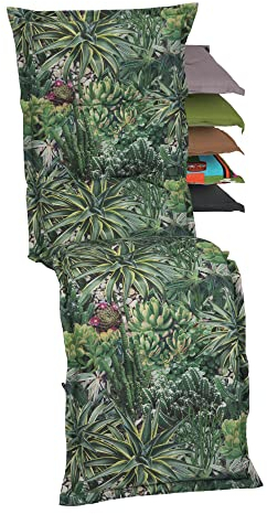 Beo Relaxsessel Auflage Wasserabweisend Nizza | Made in EU Premium-Qualität | Liegestuhl Auflage UV-beständig, fleckenabweisend und waschbar | Atmungsaktive Relaxstuhl Auflage in Sand
