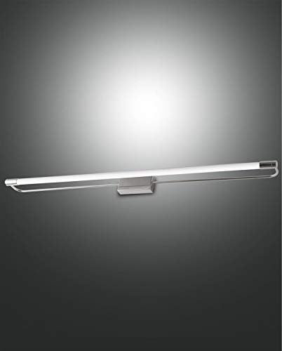 LED Wandleuchte RAPALLO, 1x 20W, 3000K, 2200lm, IP44, verchromt