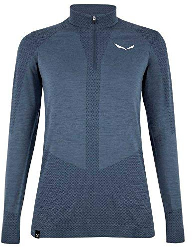 Salewa Damen Zebru Responsive Zip Longsleeve Langarm Unterhemd Funktionsunterhem