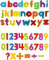 52 Magnetic Fridge Letters, Numbers & Symbols, Great Way for Children to Learn ABC Alphabet and to Count, Educational Learning Toy, Ideal for Preschool Spelling & Counting, Home School Games