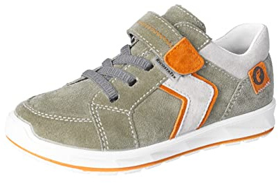 RICOSTA Jungen Stiefel LUCI,Kinder Boots,WMS:Mittel,lose Einlage, TEX,Klettstiefel,Booties,wasserdicht,eukalyptus (530),33 EU