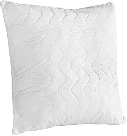 Komfortec Kopfkissen 80x80 cm, gesteppt Kissen aus Microfaser, 1000g Füllkissen, Atmungsaktiv Schlafkissen, Antiallergisch, Höhenverstellbar, Weich & Leich