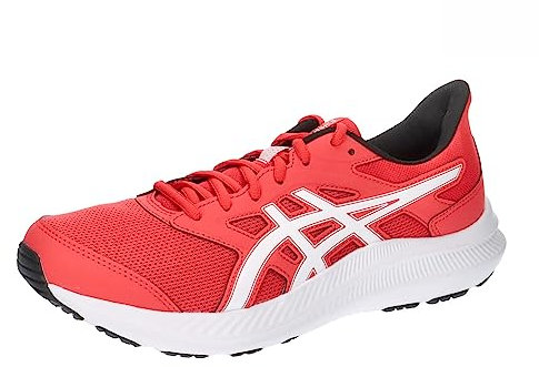 ASICS Herren JOLT 4 Sneaker, Elektrisches Rot/Weiß, 39.5 EU
