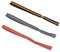 PACK DE 3 PULSERAS DE TELA BANDERA DE ESPAÑA - Talla única ajustable (Azul marino, rosa y celeste)