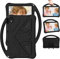 Eabhulie Niños Funda para Lenovo Tab P11 TB-J606F/ Tab P11 Plus TB-J616F/J607F, EVA Resistente Ligera Portátil Soporte de Mango Carcasa Infantil Antigolpes Negro