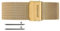 masar 16mm Gold Universal - Premium Schnellverschluss - Milanese Armband, Edelstahl, für Herren, Damen - Uhrenarmband Mesh, Watch, Milanaise, Quick