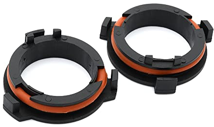 NSLUMO H7 LED-Scheinwerfer-Halterungsadapter für Op.el Astra G 98–05 Zafira A 99–05 Fassungshalterung, Befestigungsring, Basis-Clips