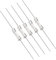 QUARKZMAN 250V T2A 5mm x 20mm Coup lent Fusible x 5PCS Coup lent Temps Retard Fusible Céramique avec Fil Fil pour Circuit Appareil Réparation, [Argenté]