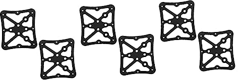 Toddmomy Klampe 3 Paare Sperrpedal SPD-plattform-Adapter Pedale SPD-Cleat-Adapter Pedaladapter Plattformadapter Für Stollen Pedalplattformadapter Aufsteckbar Komponente Rostfreier Stahl