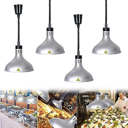 Lampada riscaldante for alimenti Lampada scaldavivande a infrarossi Ristorante Lampada riscaldante a scomparsa for ristoranti Lampada riscaldante for scaldavivande Scaldavivande a buffet, confezione d